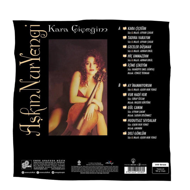 Aşkin Nur Yengi  Plak | Kara çiçeğim  (Türkçe | Pop |Plak ) Schallplatte | LP