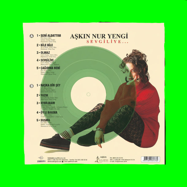 Aşkın Nur Yengi - Sevgiliye Plak (Transparan Yeşil Plak) Türkischer Pop | Schallplatte | LP
