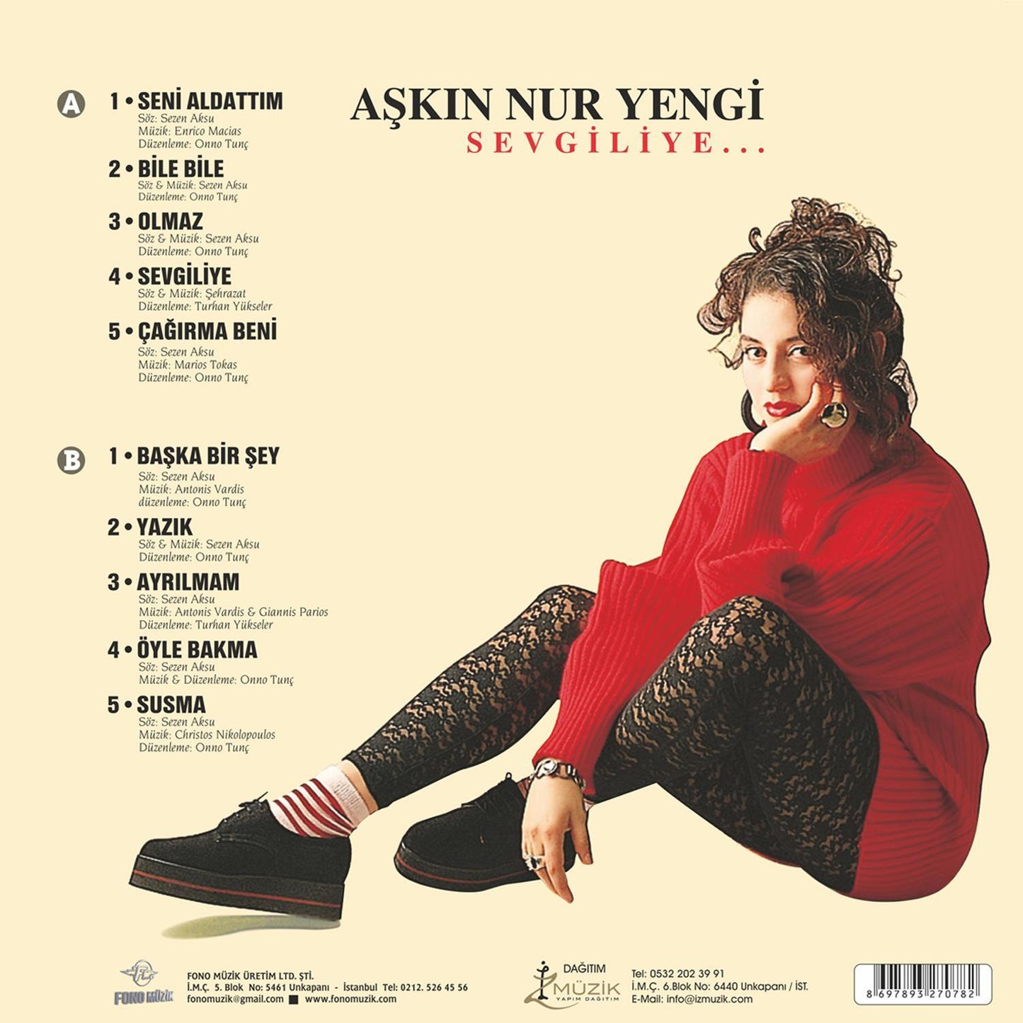 Aşkın Nur Yengi -Sevgiliye (Plak)Schallplatte