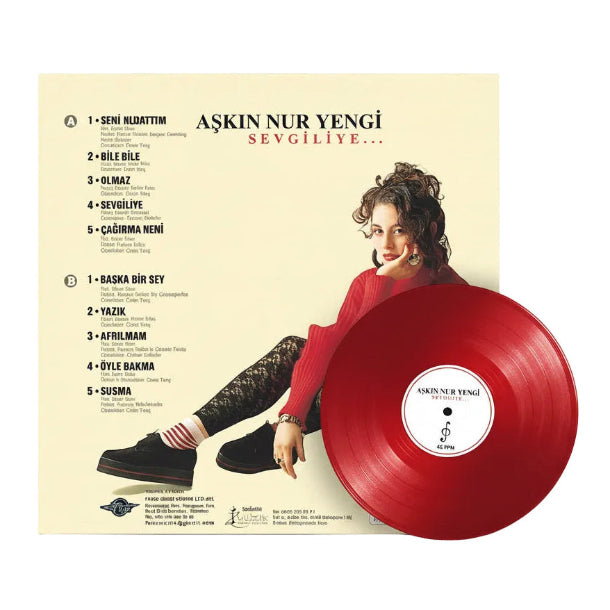 Aşkın Nur Yengi -Sevgiliye Plak(Renkli Plak) kırmızı Renkli | Plak | Schallplatte | LP
