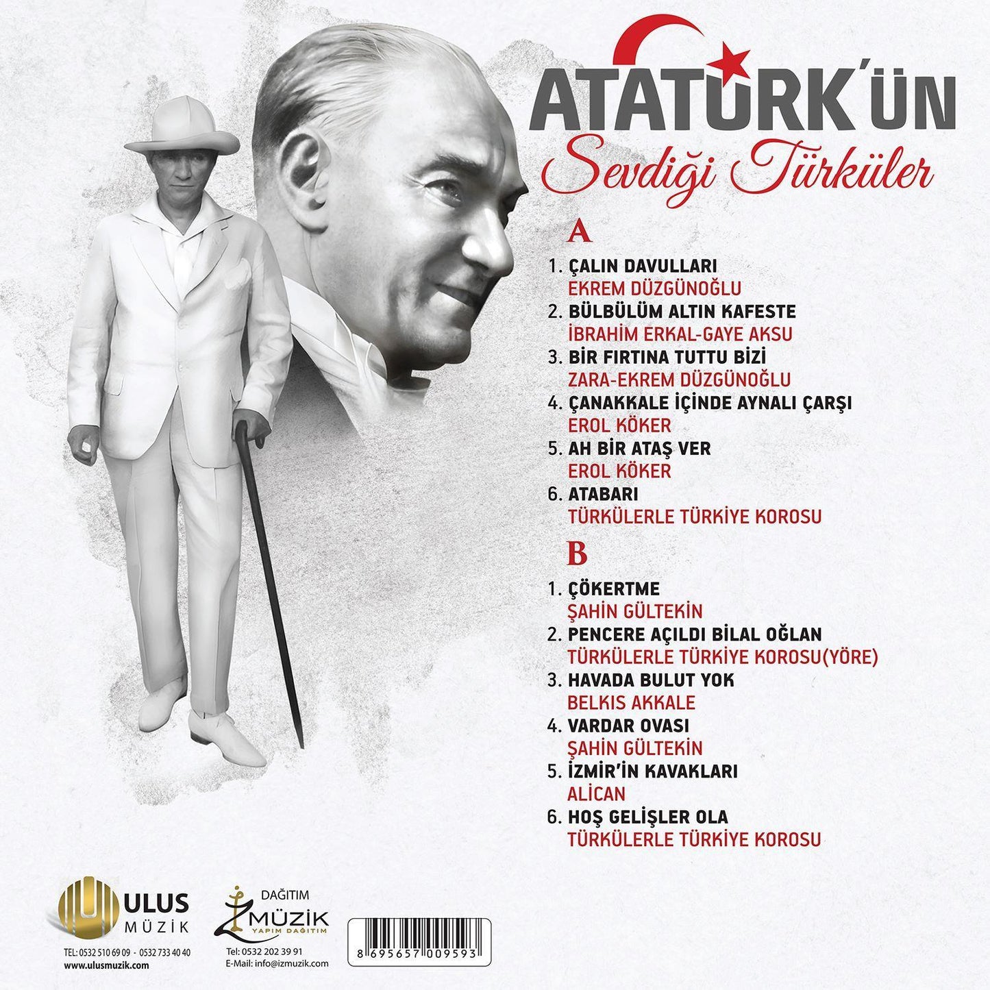 Atatürk'ün Sevdiği Türküler (Plak)Schallplatte-LP