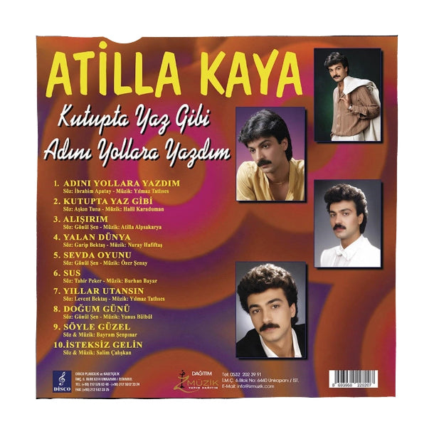 Atilla Kaya - Kutupta Yaz Gibi Plak (Best Of) (Plak)Atilla Kaya Atilla Kaya Adını Yollara Yazdım Plak