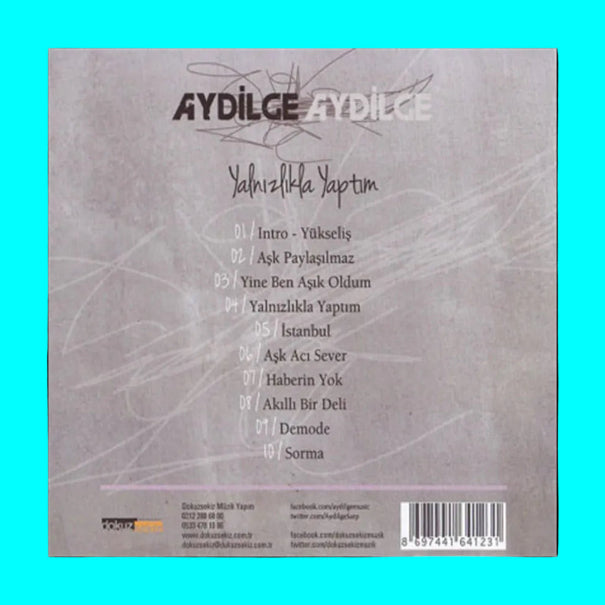 Aydilge - Yalnızlıkla Yaptım CD(Türkçe Pop CD) Aydilge Yalnızlıkla Yaptım CD