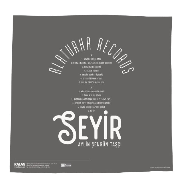 Aylin Şengün Taşçı - Seyir ''Alaturca Records'' (Plak) Türkische Kunstmusik | Plak | Schallplatte | LP