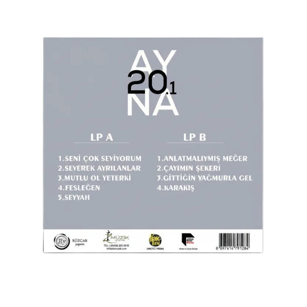 Ayna Plak-Ayna 20.1 (Plak)Schallplatte-LP