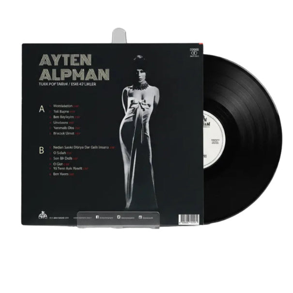 Ayten Alpman - Türk Pop Tarihi / Eski 45'likler ( Plak)Ayten Alpman Türk Pop Tarihi / Eski 45'likler Plak | LP