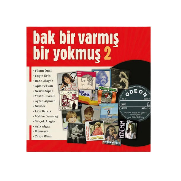 Bak Bir Varmış Bir Yokmuş |Plak | karışık | Pop |Vol:2 ( Türkçe | pop | Plak) kaydı | LP