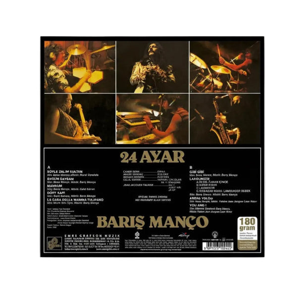 BARIS MANCO - 24 AYAR - Record - Vinyl - Plak