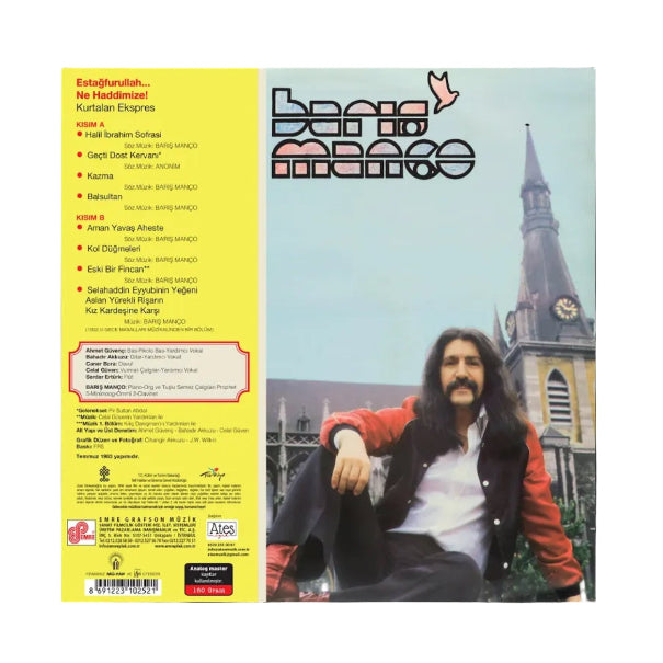 Barış Manço - Estağfurullah Ne Haddimize (Plak) Barış Manço Estağfurullah Ne Haddimize Plak | Türkischer pop | LP