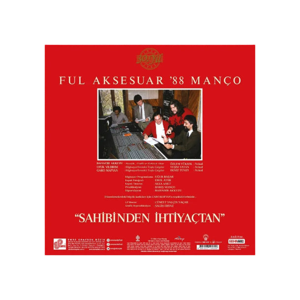 Barış Manço - Full Aksesuar'88 Manço (Renkli Plak)Barış Manço Full Aksesuar Plak | Türkische schallplatte