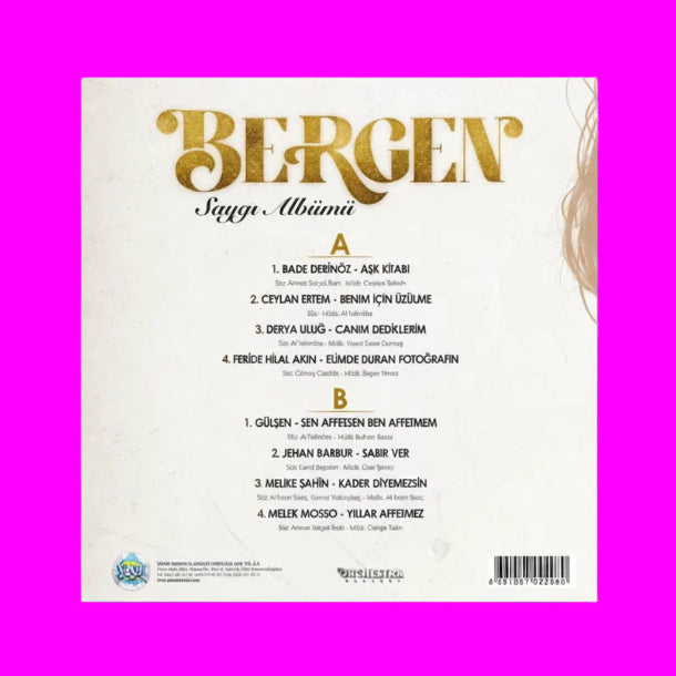 Bergen - Bergen Saygı Albümü Plak ( Arabesk | kayıt | LP)