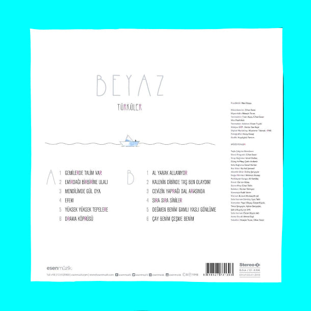 Beyaz - Türküler (Plak) Schallplatte | LP | Türk halk | müziği | Plak