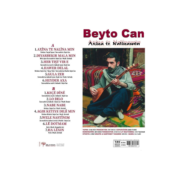 Beyto Can - Axîna Te Nalîna Mın Plak (Kürtçe Plak) Kurdische Musik | Schallplatte | LP