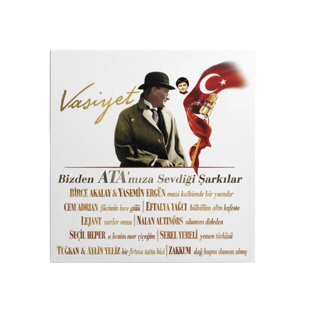 Bizden Ata'mıza Sevdiği Şarkılar Plak - Çeşitli Sanatçı lar (ATATÜRK Plak) Schallplatte | LP