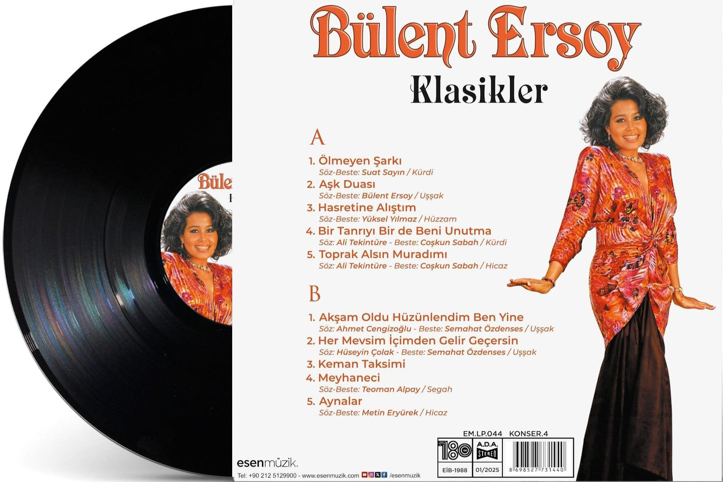 Bülent Ersoy - Klasikler (Plak) Türk Sanat | Plak | Schallplatte | LP