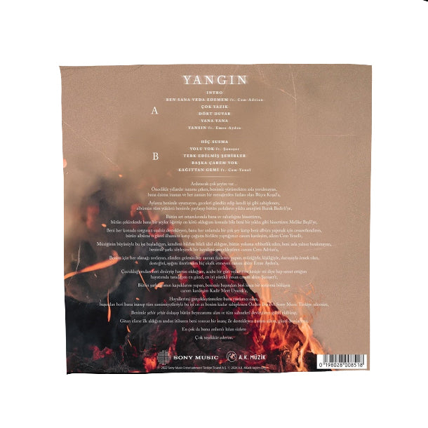 Çağan Şengül - Yangın ( Plak )Türkçe POP | Plak | kayıt | LP