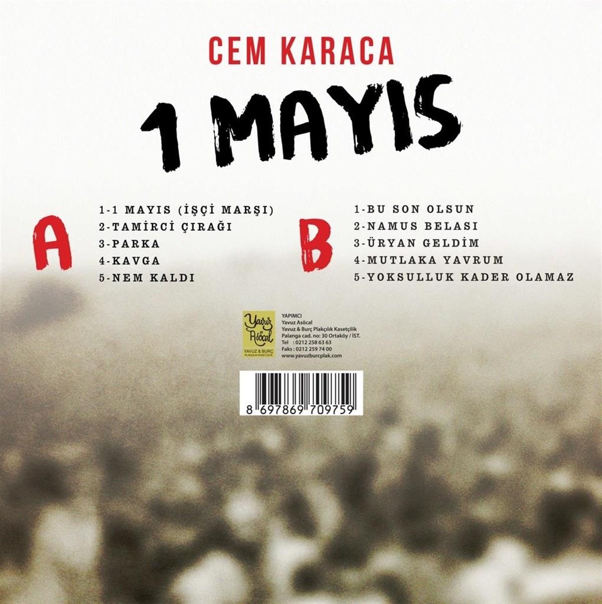 CEM KARACA - 1 Mayıs - plak - vinil - poster