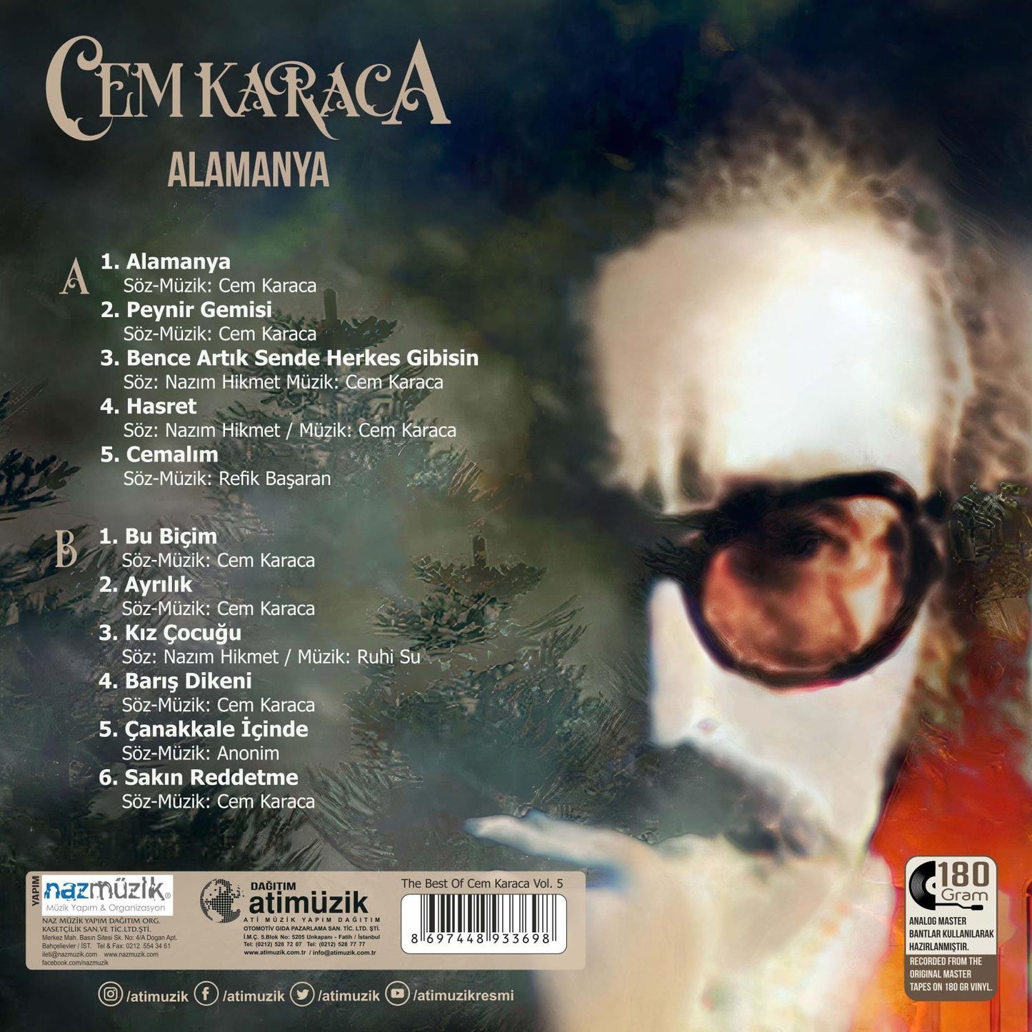 Cem Karaca -Cem Karaca Plak Alamanya (Plak)LP-Schallplatte