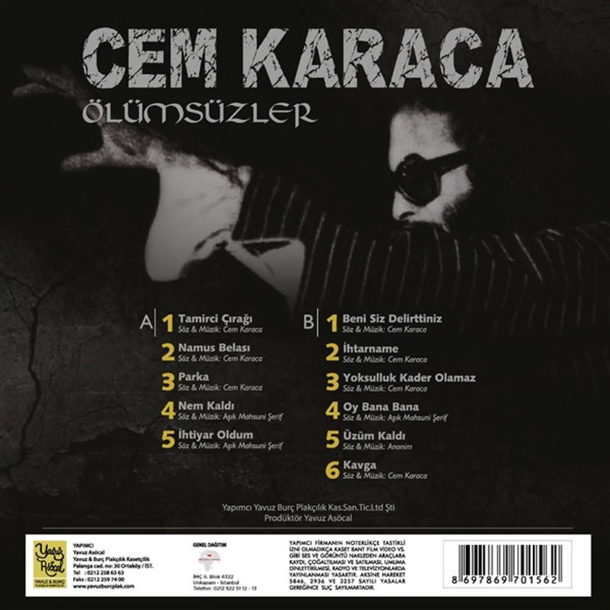 Cem Karaca - Ölümsüzler 1 (Plak)Schallplatte-LP