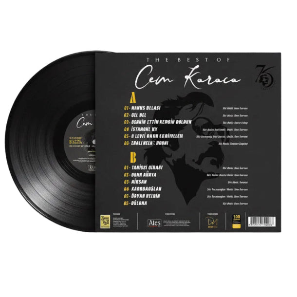 CEM KARACA - THE BEST OF - 1945- ∞ Plak (Türkischer Rock | Schallplatte | LP) Tamirci Çırağı Plak