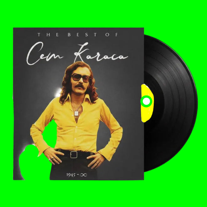 CEM KARACA - THE BEST OF - 1945- ∞ Plak (Türkischer Rock | Schallplatte | LP) Tamirci Çırağı Plak