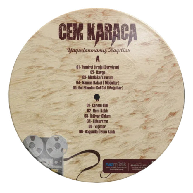 Cem Karaca - Yayınlanmamış Kayıtlar (Türk Rock) | türkçe enstrümantal | kayıt | (LP)