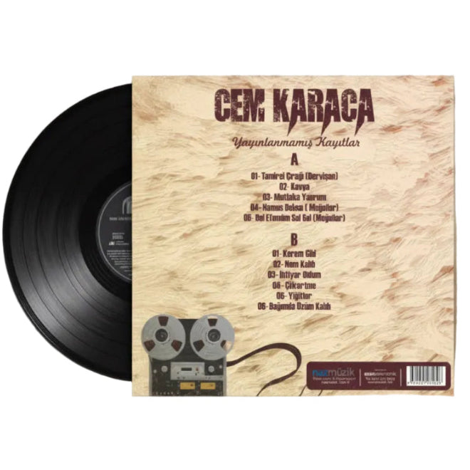 Cem Karaca - Yayınlanmamış Kayıtlar (Türk Rock) | türkçe enstrümantal | kayıt | (LP)