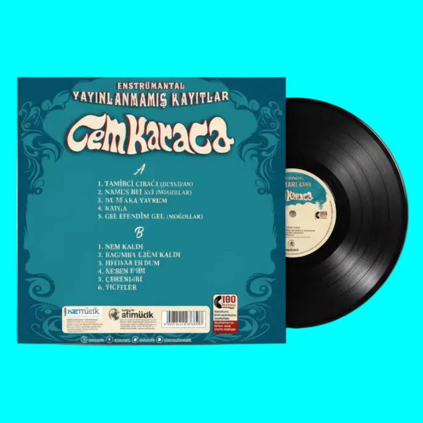 Cem Karaca- Yayınlanmamış Kayıtlar Plak ( Cem Karaca Plak )Enstrümantal Plak | Schallplatte