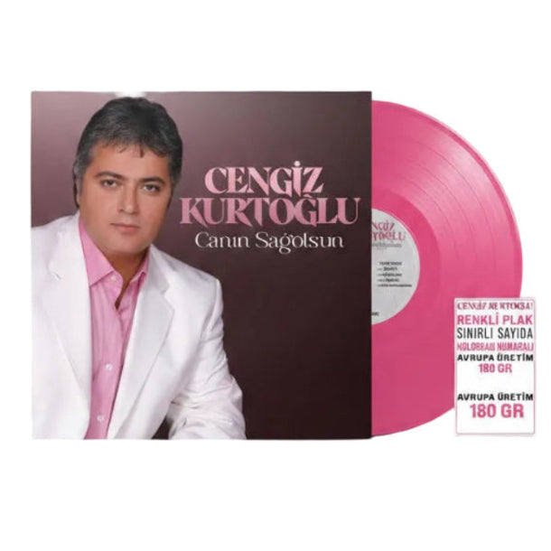 Cengiz Kurtoğlu -Canın Sağolsun Plak (Renkli Limitli Baskı Plak) Türkçe | Arabesk | Plak