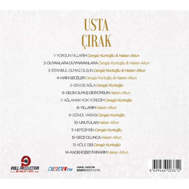 Cengiz Kurtoğlu & Hakan Altun - Usta Çırak CD | Cengiz Kurtoğlu Hakan Altun Usta Çırak CD