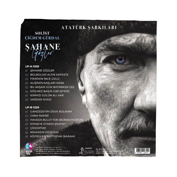 Çiğdem Gürdal - Atatürk Şarkıları/Şahane Gözler Plak (Renkli Plak) Atatürk Şarkıları | Şahane Gözler Plak | LP