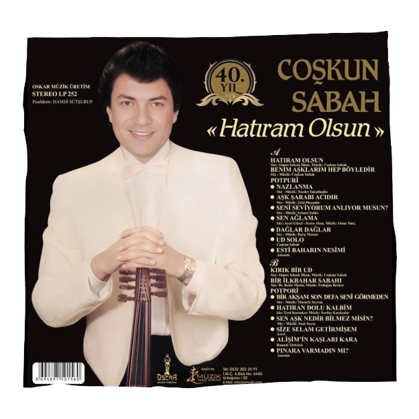 Coşkun Sabah - Hatıram Olsun (Plak) Coşkun Sabah Hatıram Olsun Plak | Türk Sanat Müziği | Plak | Schallplatte | LP