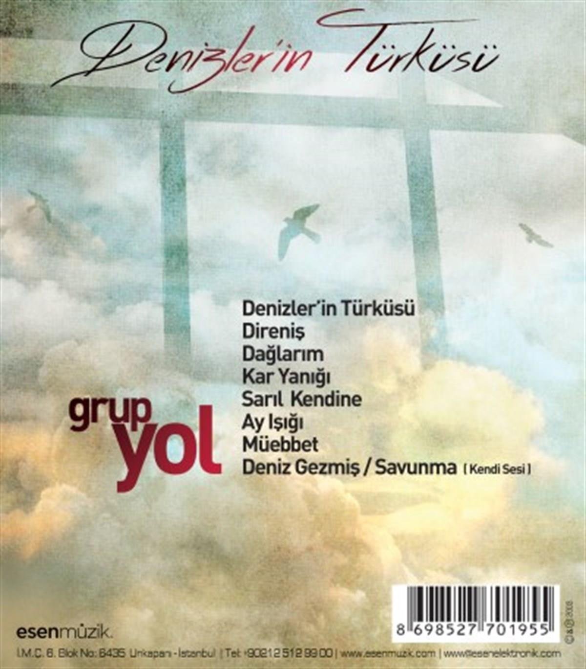 Esen Müzik Deniz Gezmiş-Denizlerin Türküsü(Grup Yol)(CD)