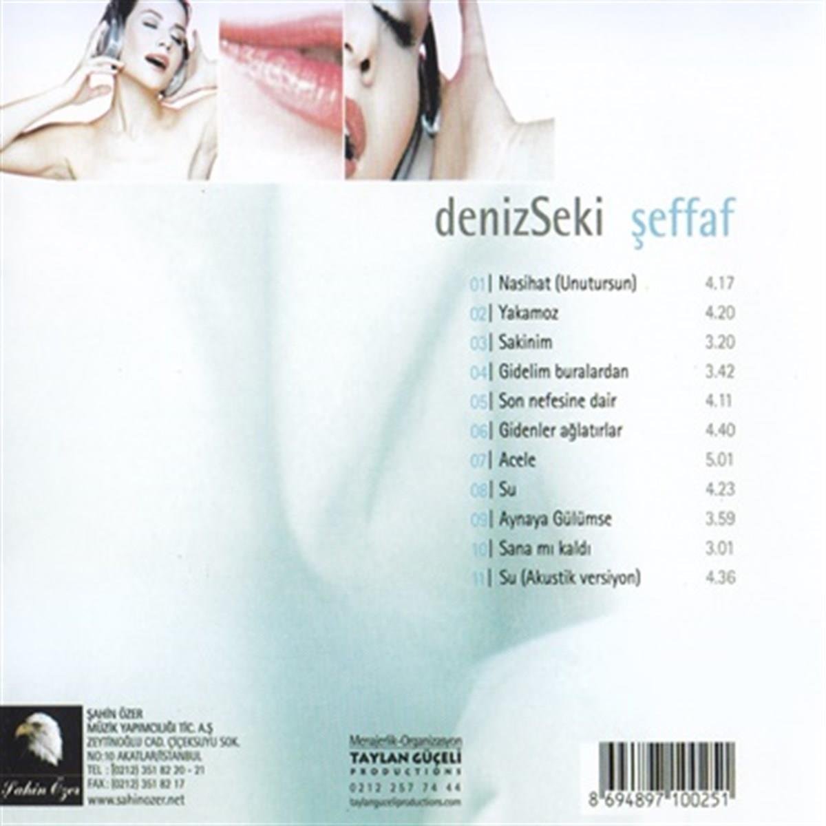 Deniz Seki - Şeffaf ( CD )