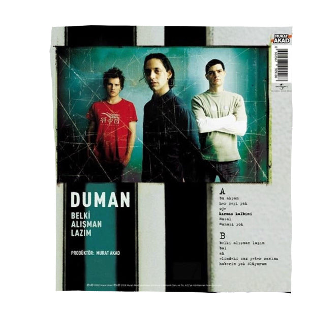 Duman Belki Alışman Lazım Plak ( Duman Plak -Türkçe Rock Plak ) Duman Schallplatte | LP