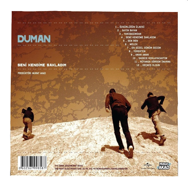Duman - Seni Kendime Sakladım (Beyaz Renkli Plak)Duman Seni Kendime Sakladım Plak | LP