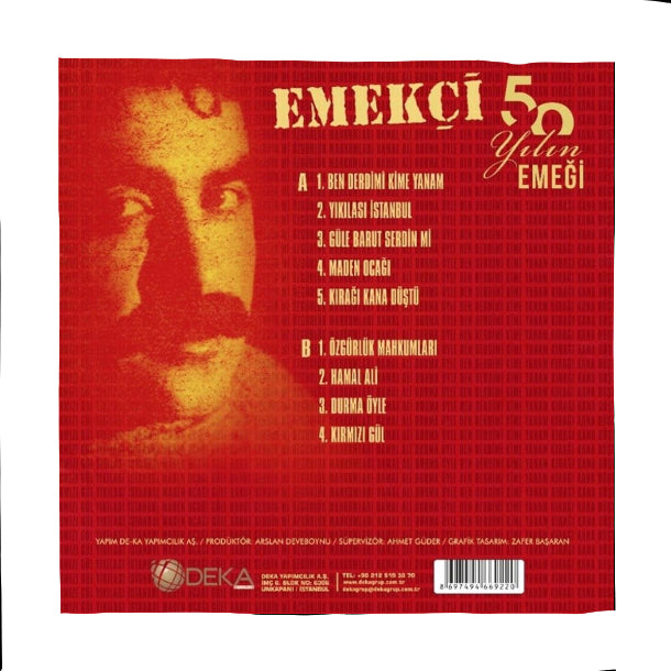 Emekçi - 50 Yılın Emeği Plak - Özgün | Protest | Müzik (Plak) Schallplatte | LP