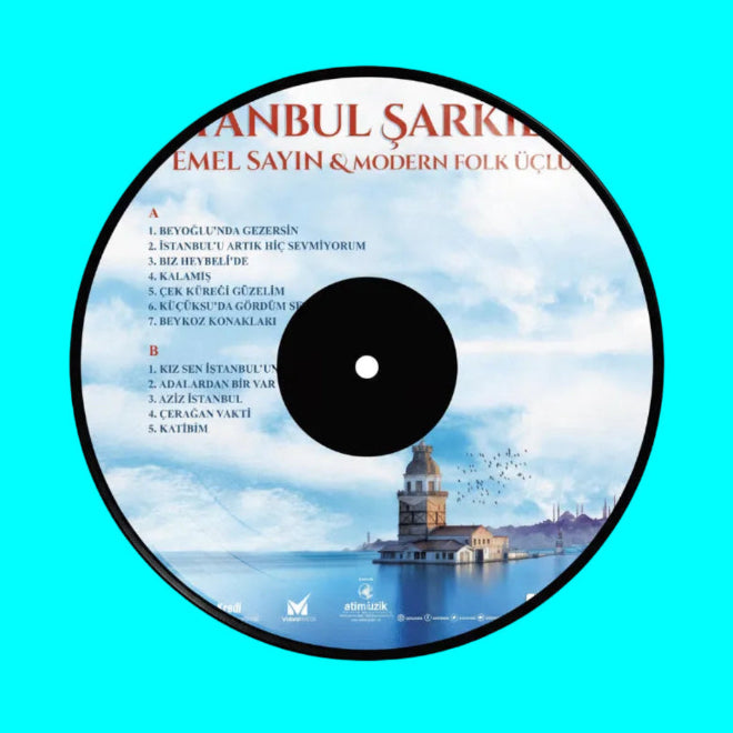 Emel Sayın & Modern Folk Üçlüsü - İstanbul Şarkıları Plak (Renkli Plak) Türk Sanat | LP
