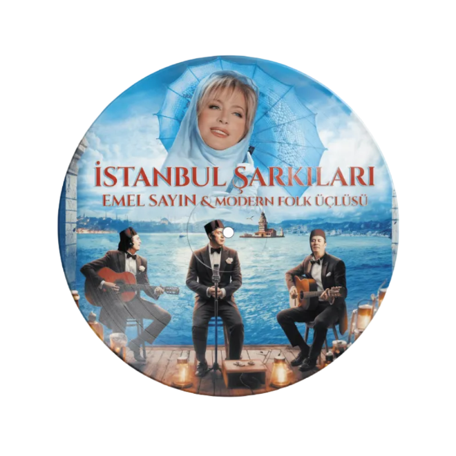Emel Sayın & Modern Folk Üçlüsü - İstanbul Şarkıları Plak (Renkli Plak) Türk Sanat | LP
