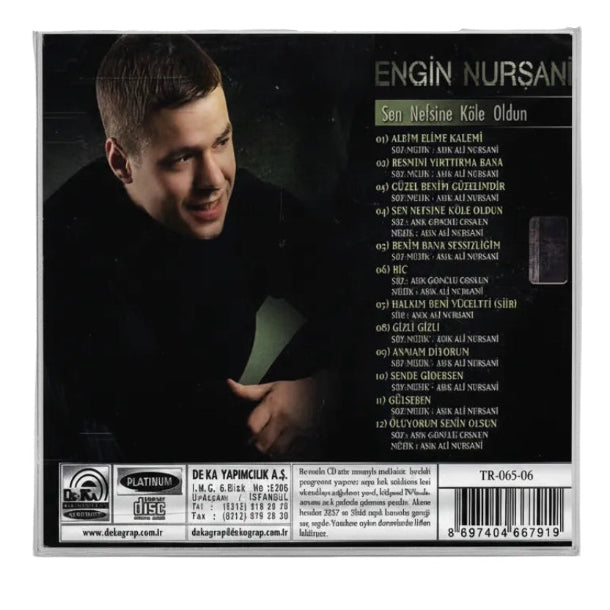 Engin Nurşani - Sen Nefsine Köle Oldun ( CD ) Halk müziği | CD