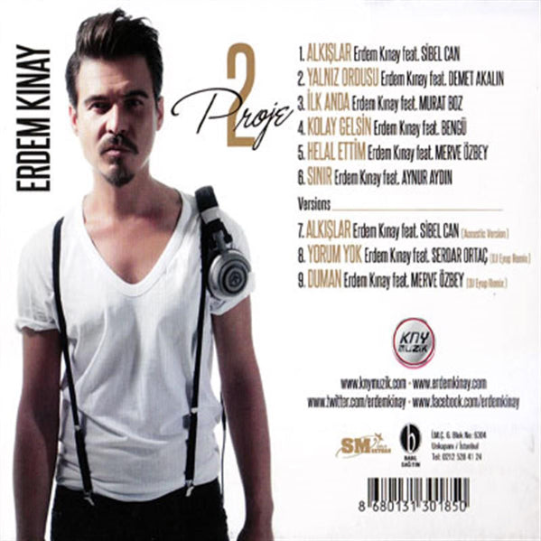 ERDEM KINAY - Proje 2 CD | karışık pop müzik | CD | Türkischer pop Musik | CD | türkçe cd