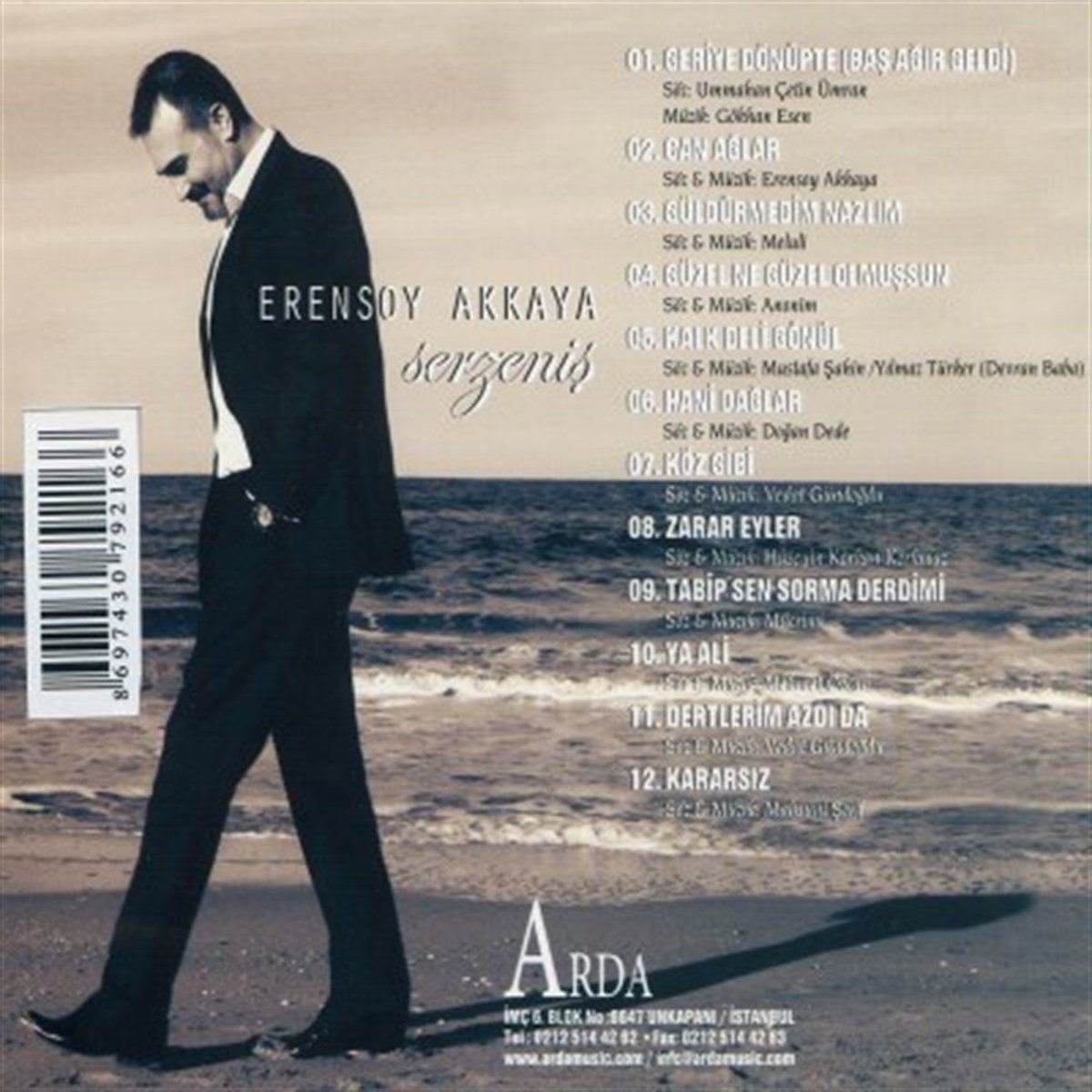 Erensoy Akkaya- Serzeniş(CD) Türk Halk |CD