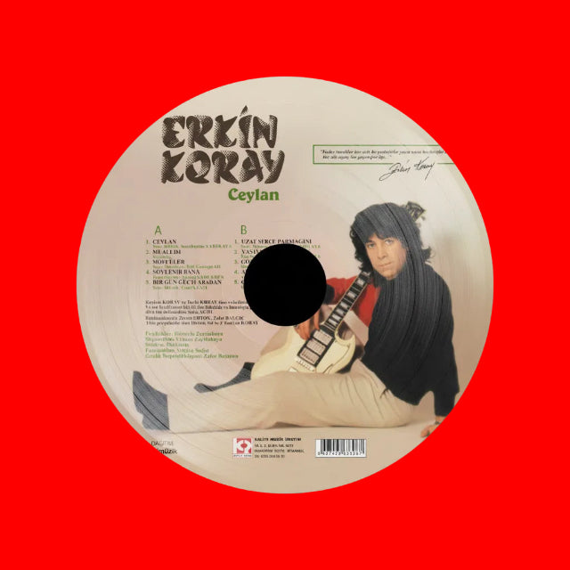 Erkin Koray - Ceylan Plak | Erkin Koray Çöpçüler Plak (Renkli Plak) Anadolu rock Plak | Schallplatte