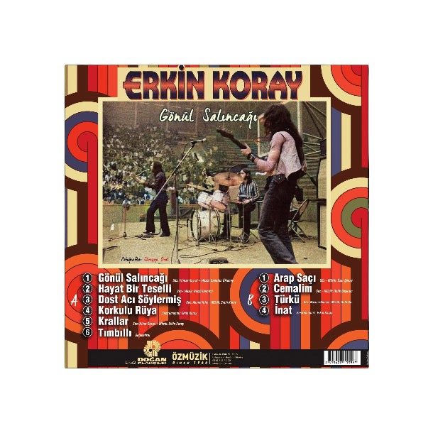 Erkin Koray - Gönül Salıncağı (Plak) Erkin Koray Gönül Salincagi Plak | Anadolu Rock | Türkischer rock | schallplatte | LP