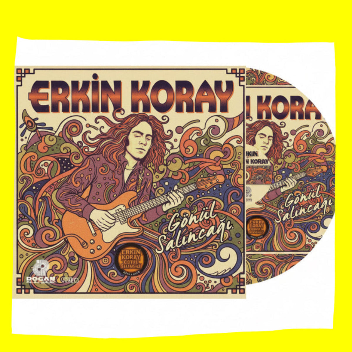 Erkin Koray - Gönül Salıncağı (Renkli Plak) Türkischer rock | Schallplatte | Anadolu rock | Plak