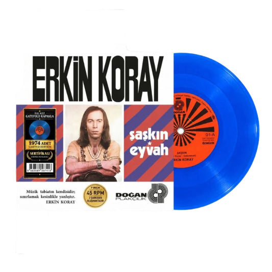 Erkin Koray - Şaşkın (Limited Edition - Sürpriz Numaralı - Sertifikalı (45 Devir Renkli Plak) LP