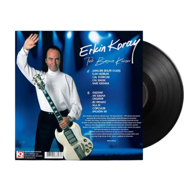 Erkin Koray - Tek Başına Konser (Plak) Erkin Koray Tek Başına Konser Plak | Erkin Koray Schallplatte | LP