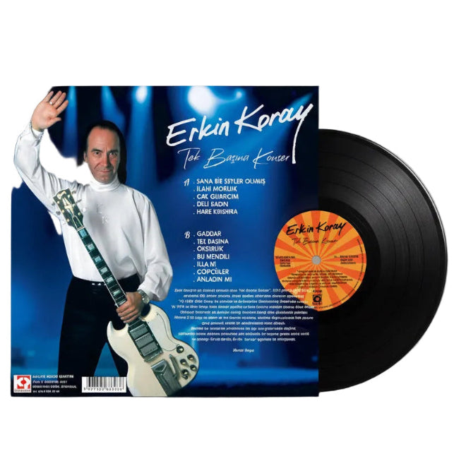 Erkin Koray - Tek Başına Konser (Plak) Erkin Koray Tek Başına Konser Plak | Erkin Koray Schallplatte | LP