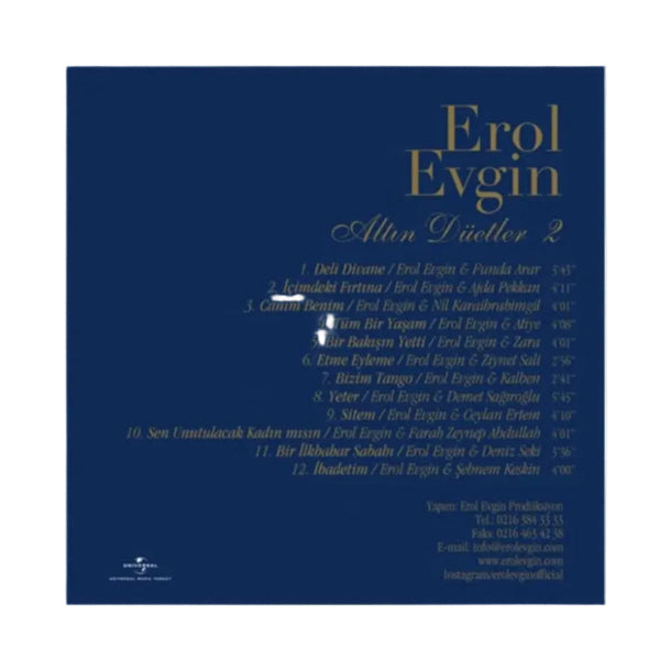 Erol Evgin - Altın Düetler 2 (Plak) Erol Evgin | Çeşitli sanatçılar dan | Düetler | Plak | Schallplatte | LP