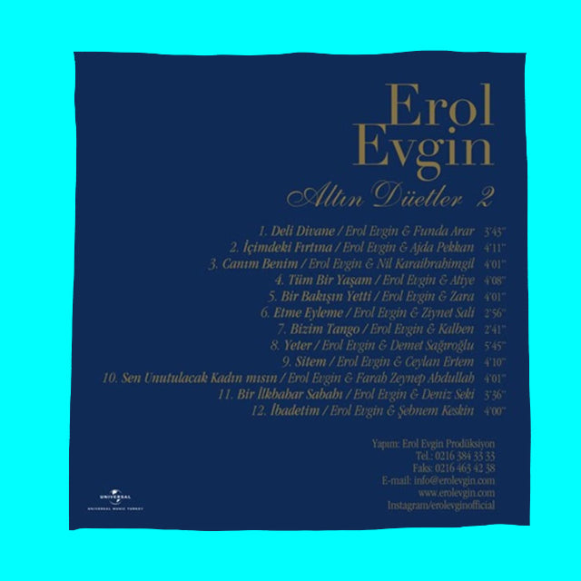 Erol Evgin - Altın Düetler 2 (Plak) Erol Evgin | Çeşitli sanatçılar dan | Düetler | Plak | Schallplatte | LP